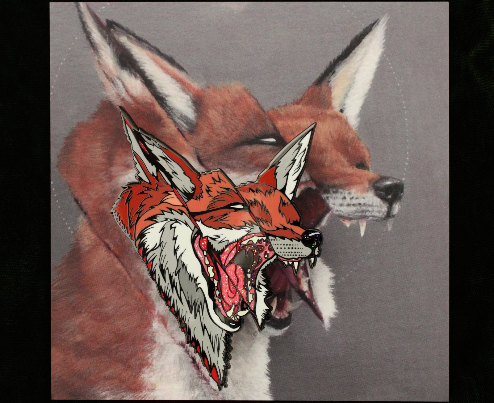 foix' enamel pin (3x2.5 inches) | Dusty Ray Paints